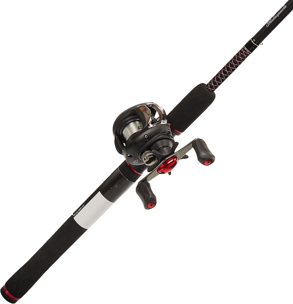 Low Profile Baitcast Reel and Fishing Rod Combo X108