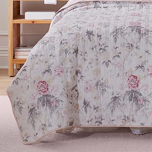 King Reversible Cotton Quilt Set with Shams X5348