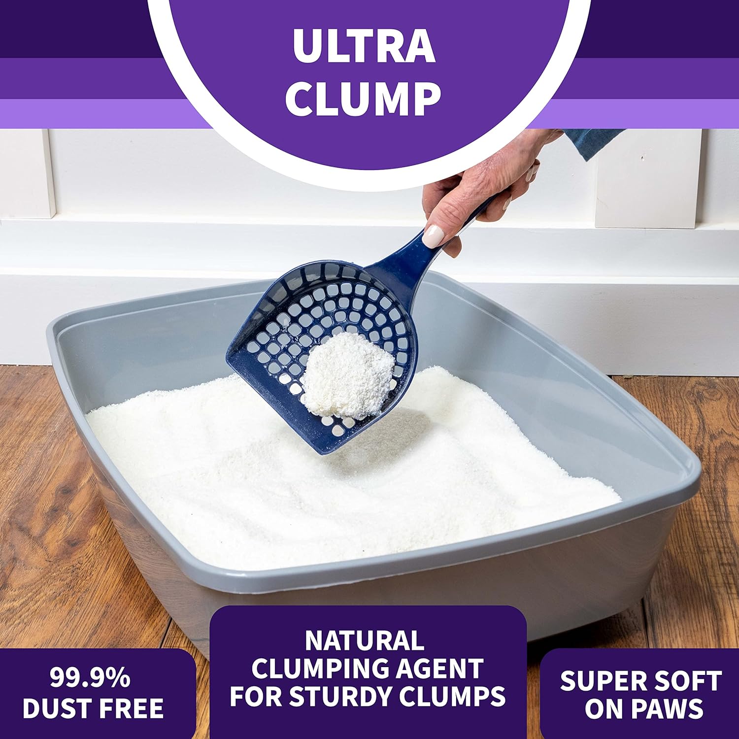 Unscented Crystal Clumping Cat Litter 8lb A4067