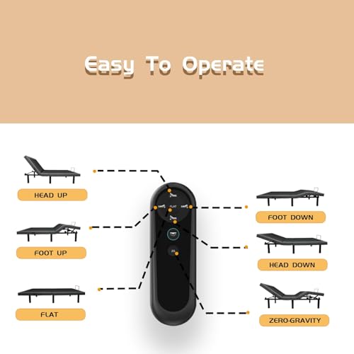 Adjustable Bed Frame Twin XL with Wireless Remote O718