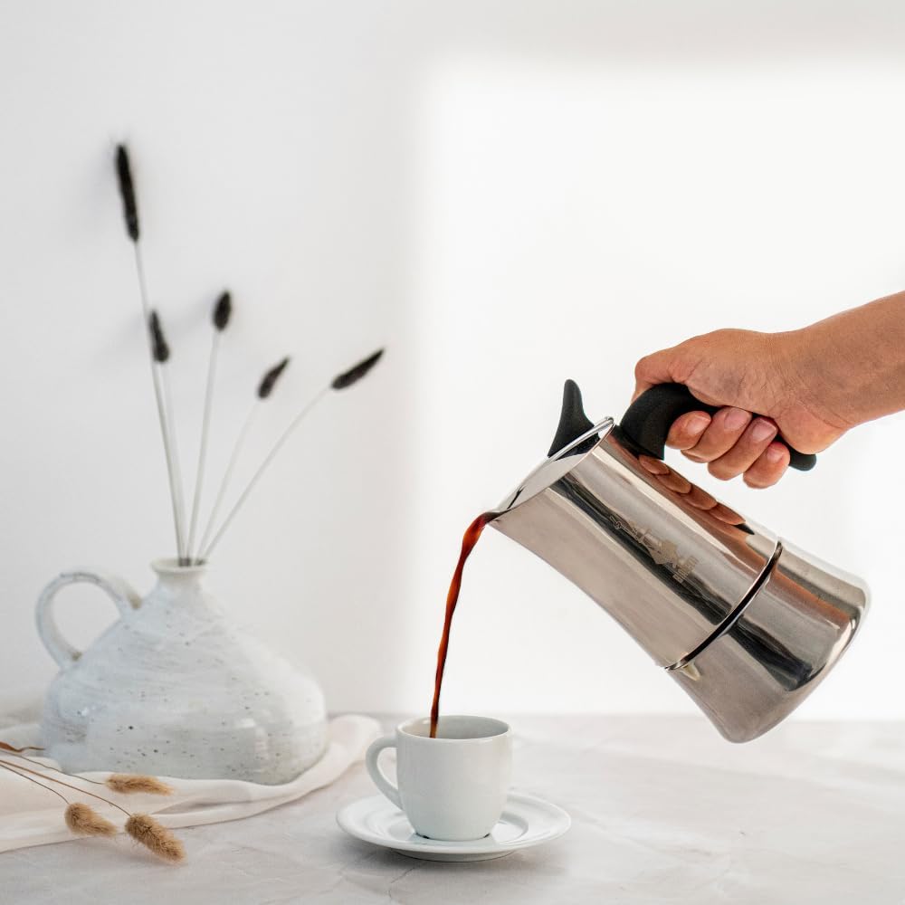 Stainless Steel 6 Cup Espresso Maker D112873