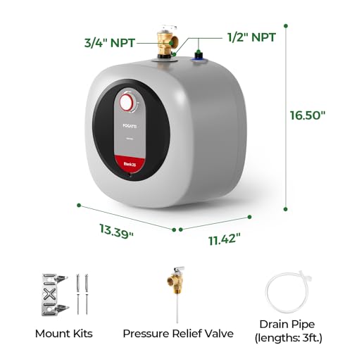 2.5 Gallon Electric Mini Tank Water Heater B483