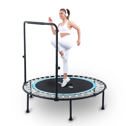 40"/48" 330 LBS Foldable Rebounder with Adjustable Foam Handle Q182