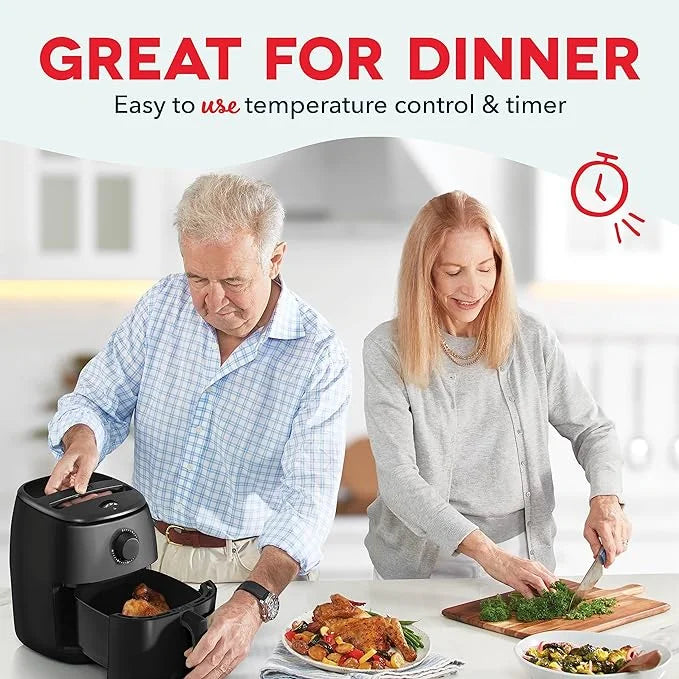 2.6 Qt. Black Electric Air Fryer Oven X17669