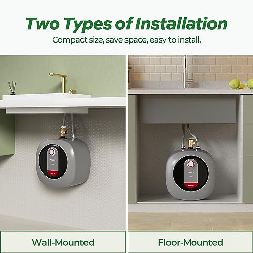 2.5 Gallon Electric Mini Tank Water Heater B483