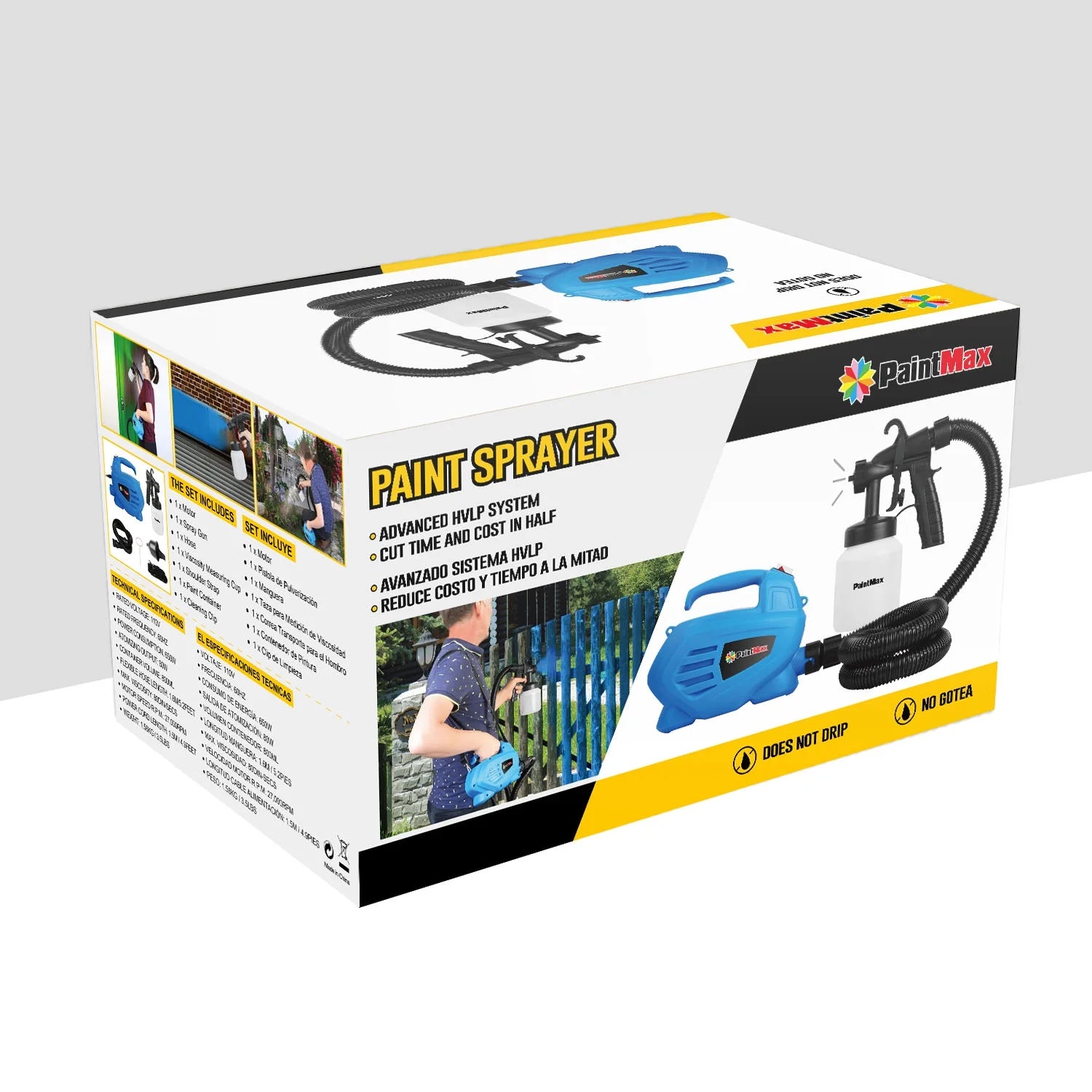 800W Electric Paint Sprayer with 3 Patterns C90910