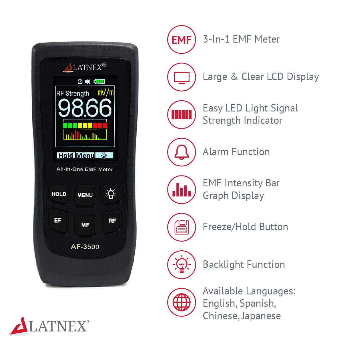 EMF Meter RF Detector G83405