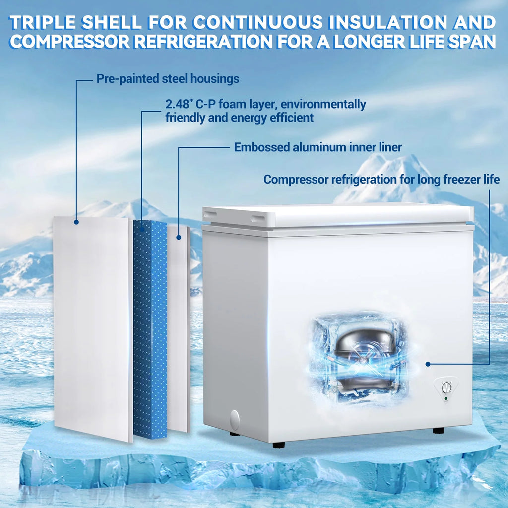 7 Cu. Ft. Chest Freezer with Removable Basket K715