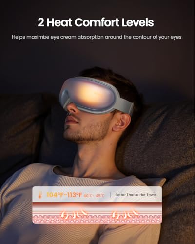 Eye Massager with Heat Compression Sleep Mask B8913