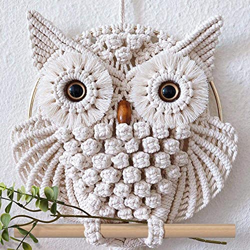 Owl Macrame Wall Hanging Q86023