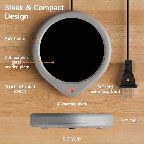 Coffee Mug Warmer with Auto Shut Off Smart Temperature Settings T78891