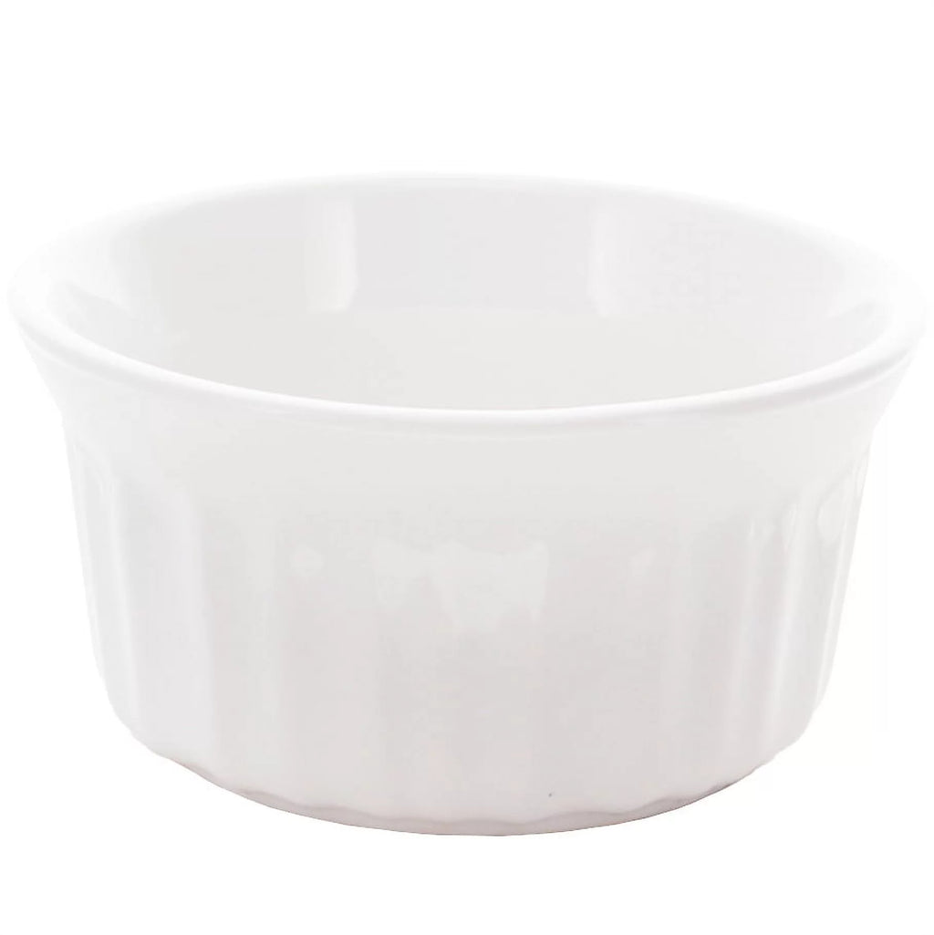 4-Pack 4oz Round French White Ramekins Bowl R62740