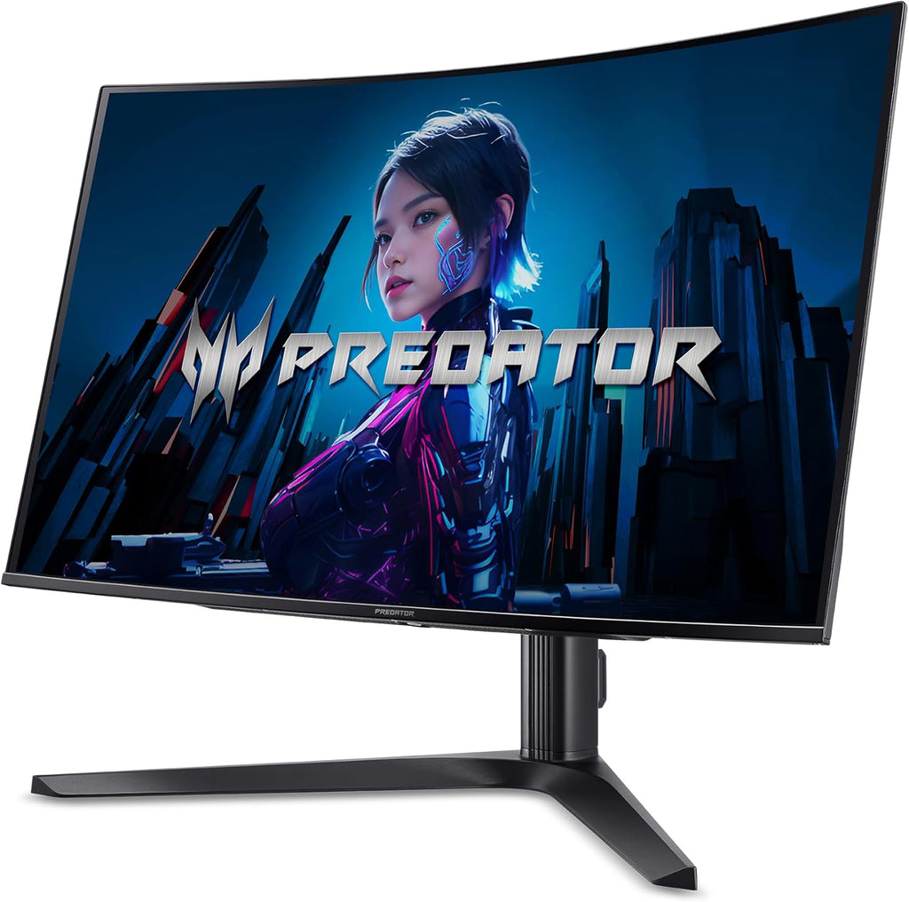 31.5" UHD 3840 x 2160 Quantum Dot OLED Curved Gaming Monitor P130