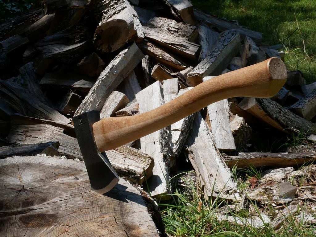 18" Curved Wooden Handle Camp Axe G1374