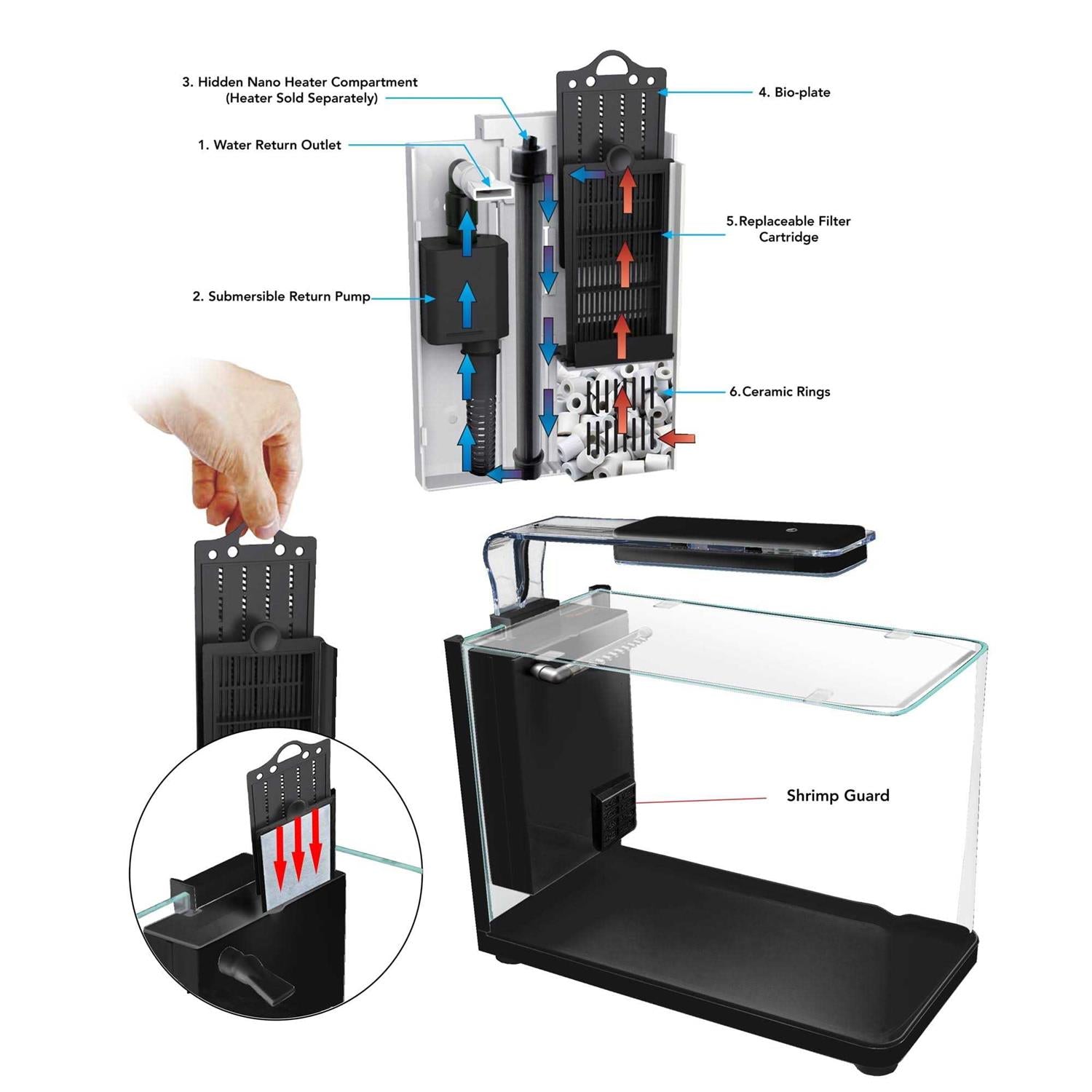 Nano Bullet Glass Aquarium W212516