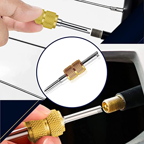 R1234YF Self-Sealing Puncture Style Refrigerant Can Tap Valve with Hose Adapters G973238