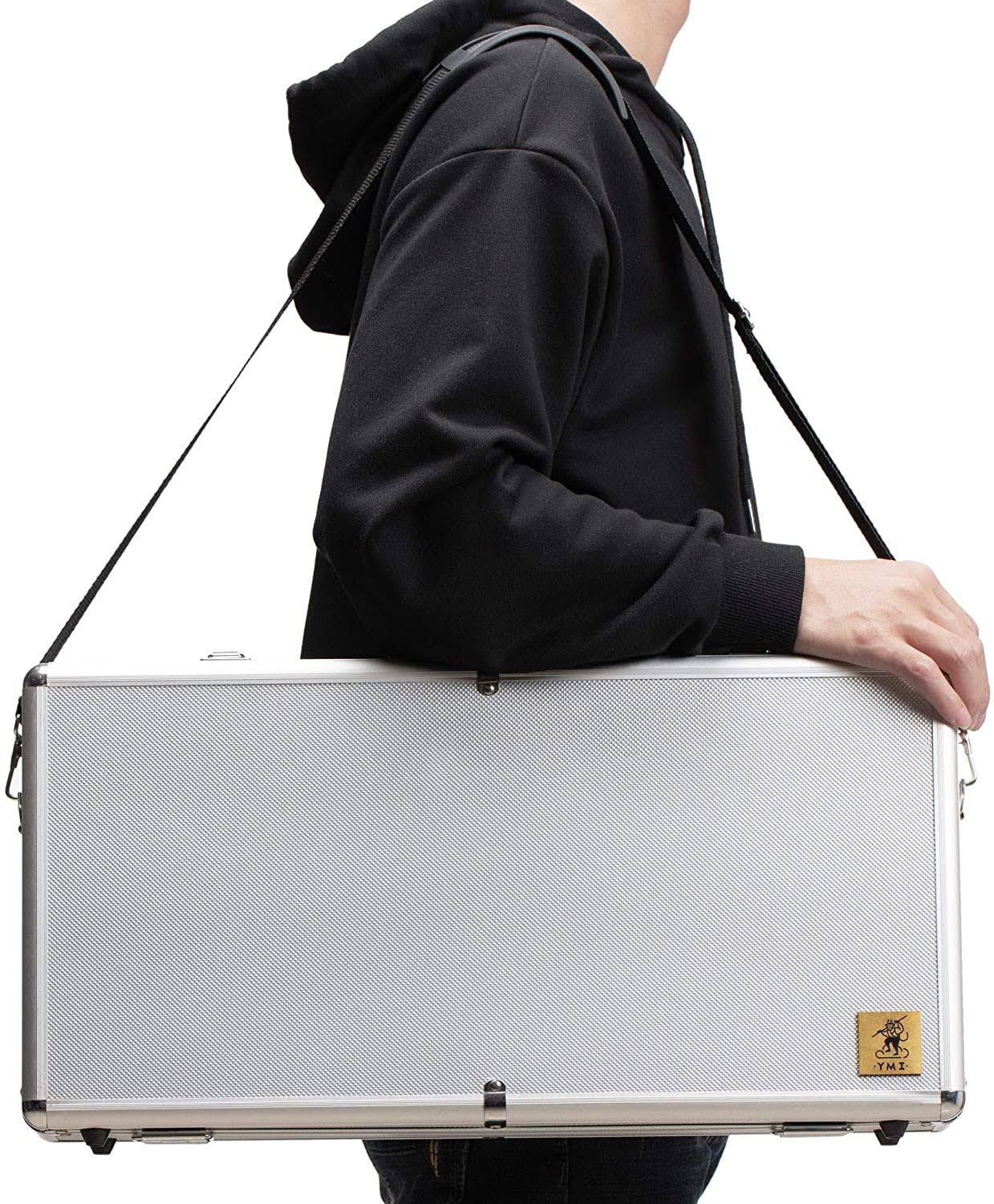 Aluminum Case with Shoulder Strap for Mahjong Set O304638