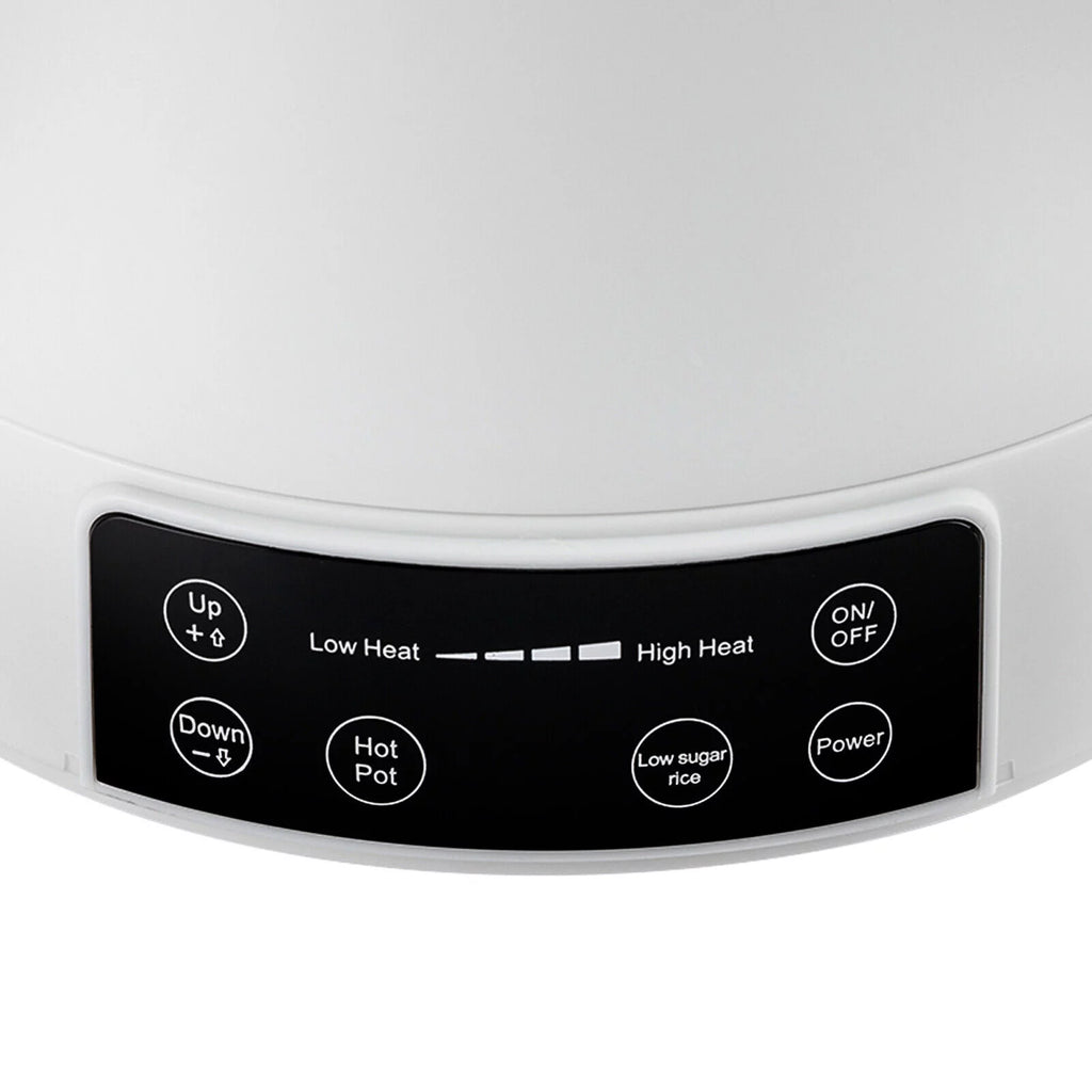 3L Automatic Lifting Electric Hot Pot with Steaming Basket 304 Stainless Steel T28430