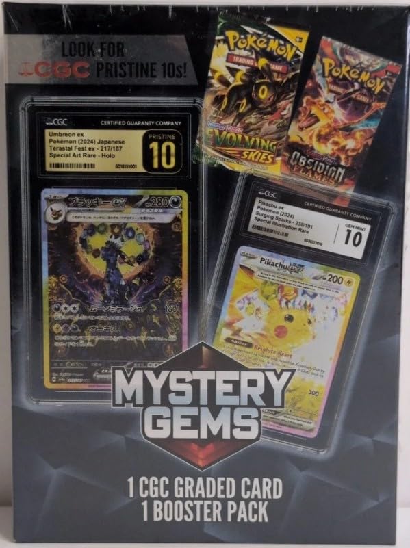 1 CGC Graded Card and 1 Booster Pack Per Box K2823