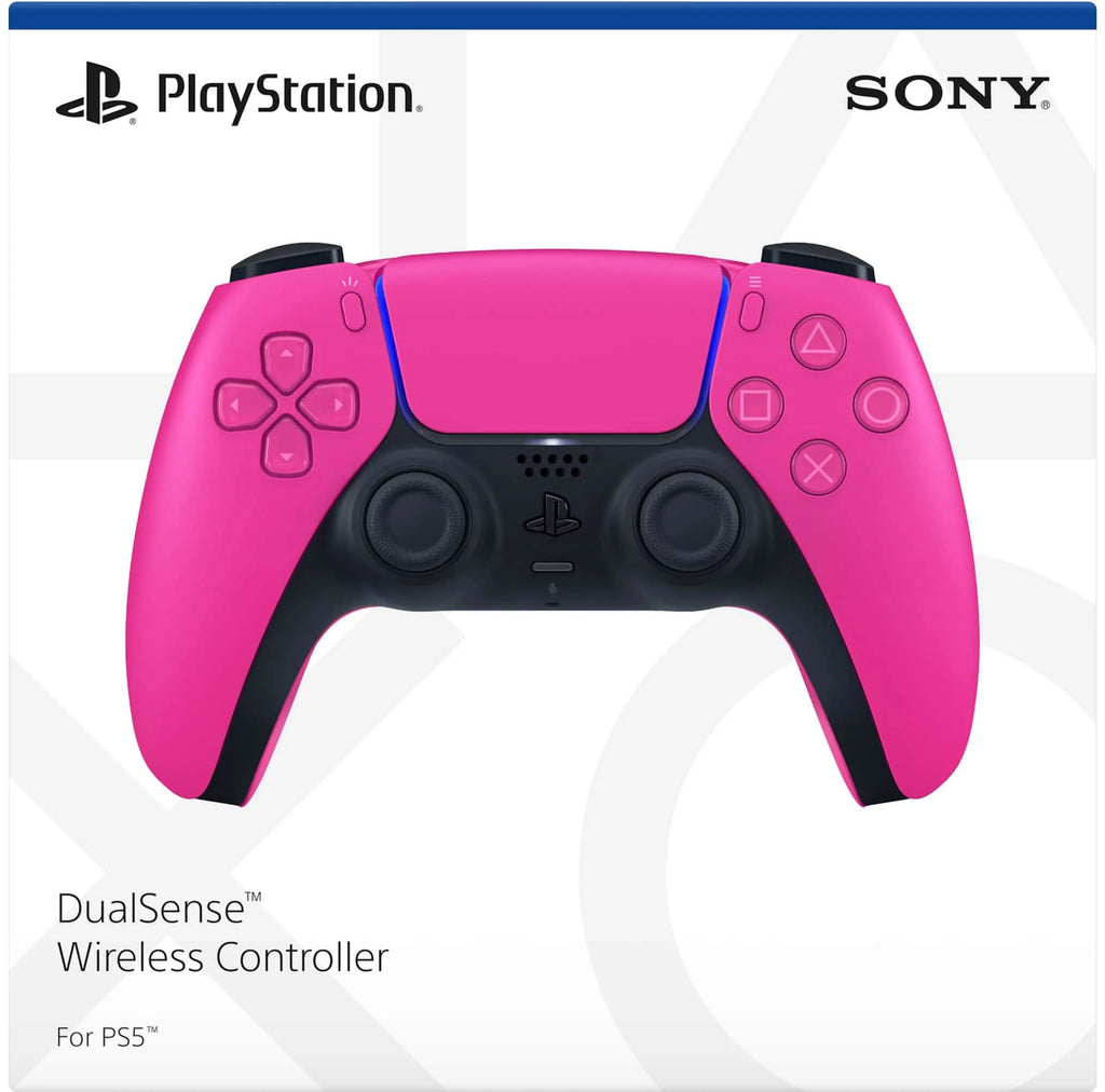PlayStation 5 Slim Disc Edition with Two Controllers White and Nova Pink Dualsense V91413