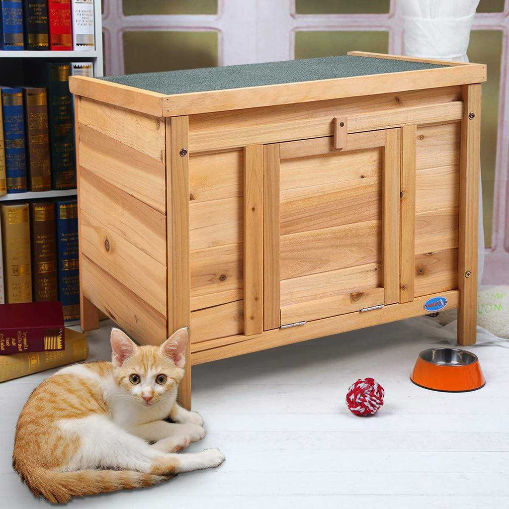 24′′L Waterproof Wooden Outdoor Rabbit Enclosure V58453