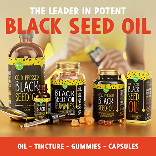 Black Seed Oil Capsules 60 Count 500mg per Capsule U39348
