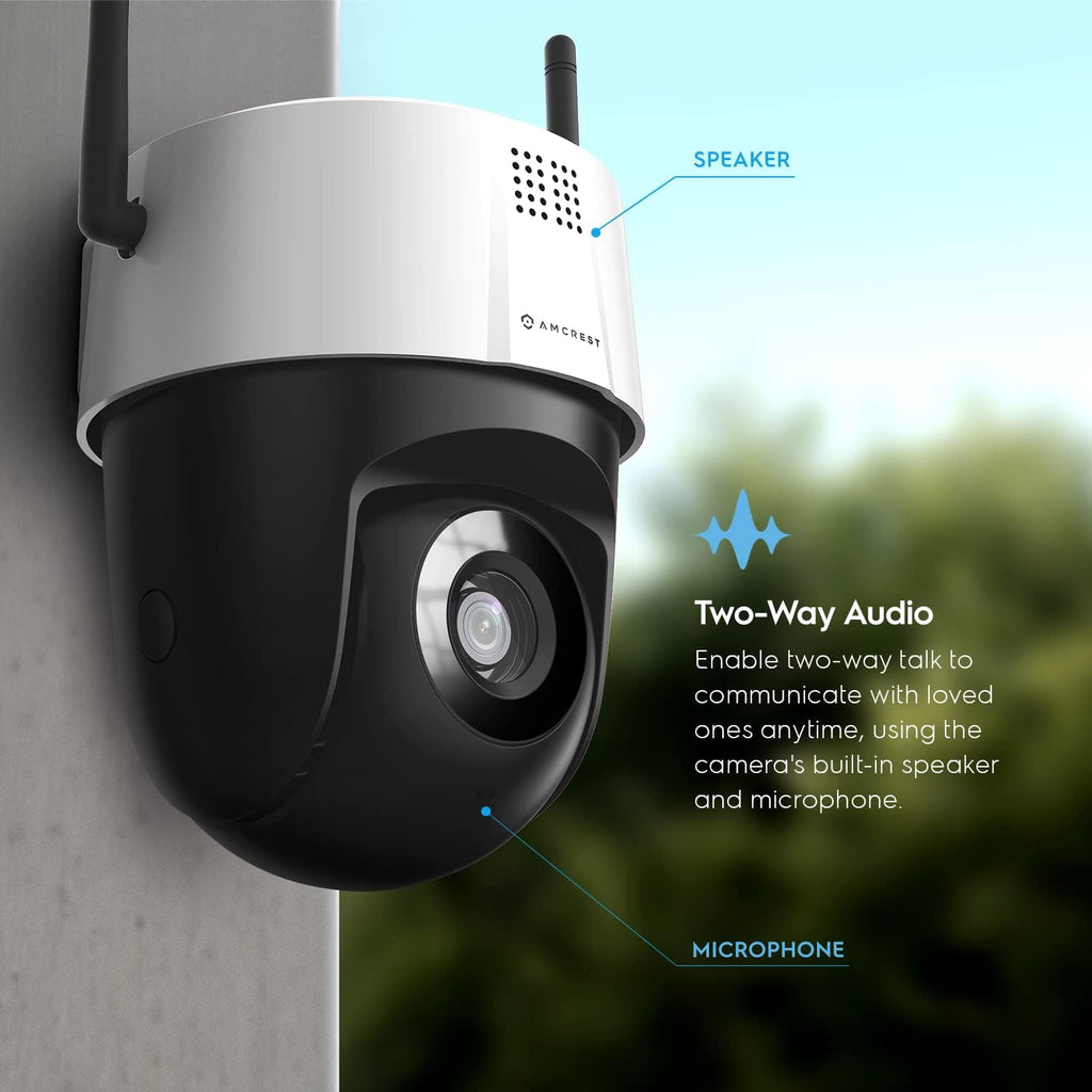 5MP Mini Outdoor WiFi Security IP Camera with Two-Way Audio and Full Color Nightvision V801