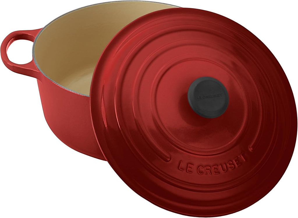 7.25 qt. Enameled Cast Iron Round Dutch Oven E259