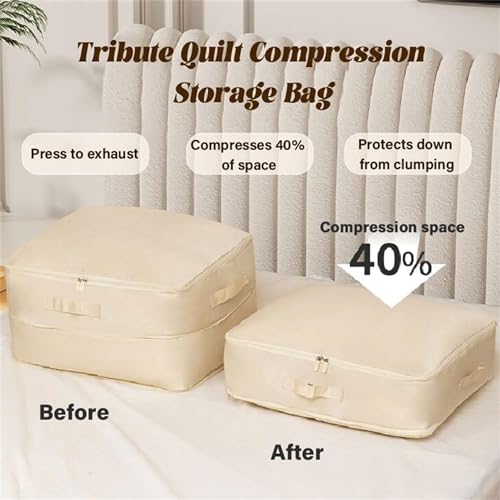 Gray Large Self Compression Storage Bag W982032