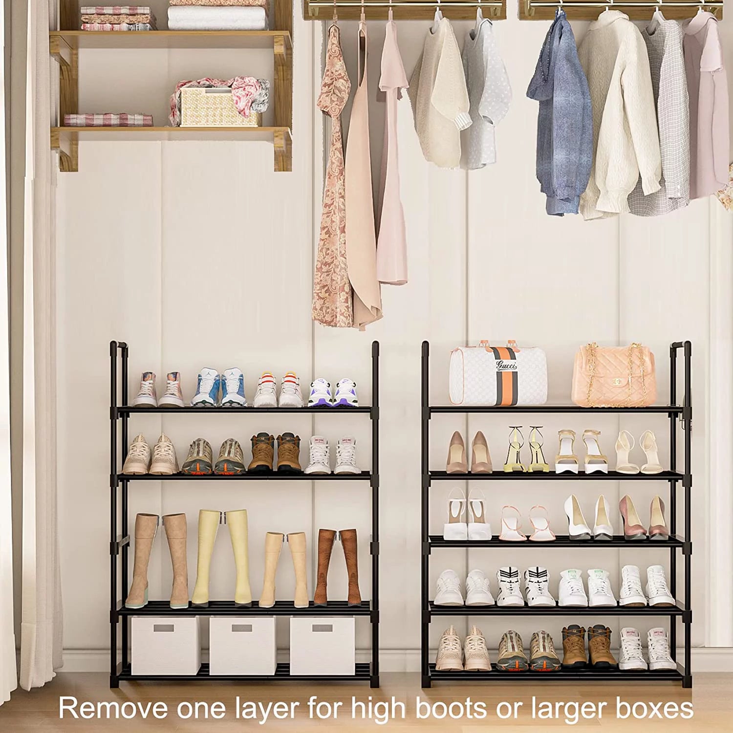5-Tiers Stackable Shoe Rack G241204