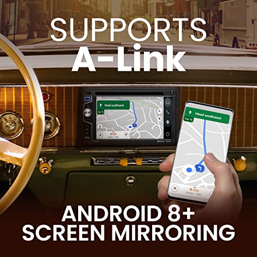 6.2 Inch Double Din Touchscreen Car Stereo System J449