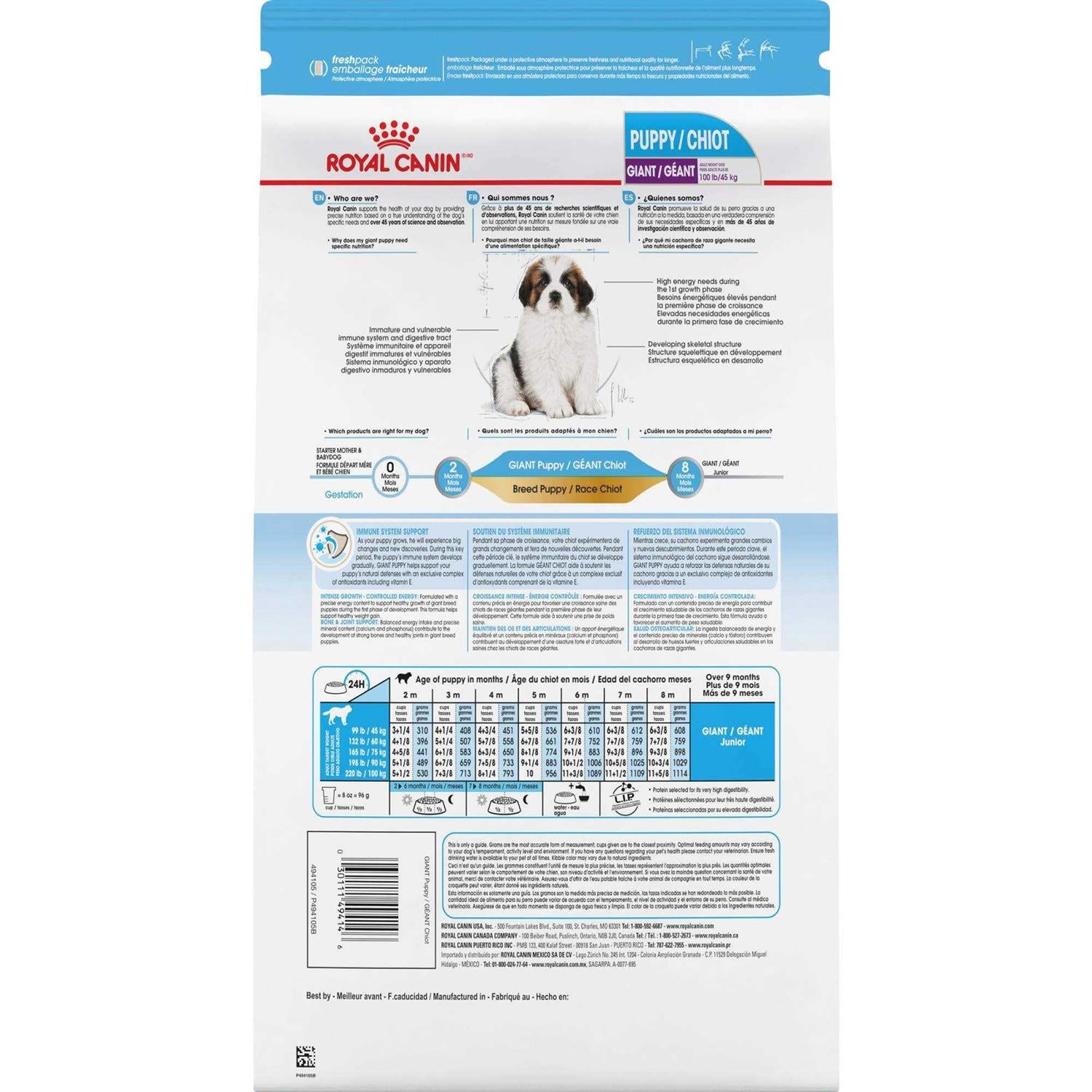 Giant Puppy Dry Dog Food M44374
