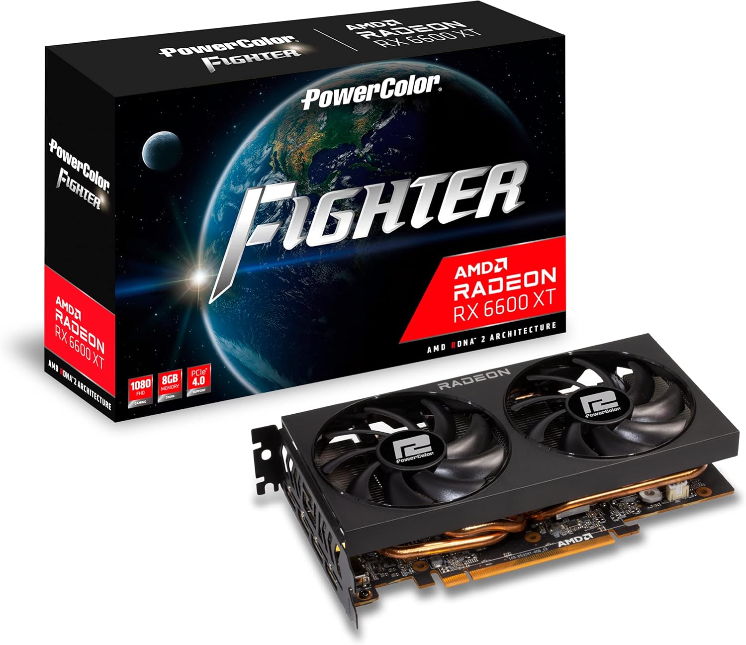 AMD Radeon RX 6600 XT Gaming Graphics Card with 8GB GDDR6 Memory J486804