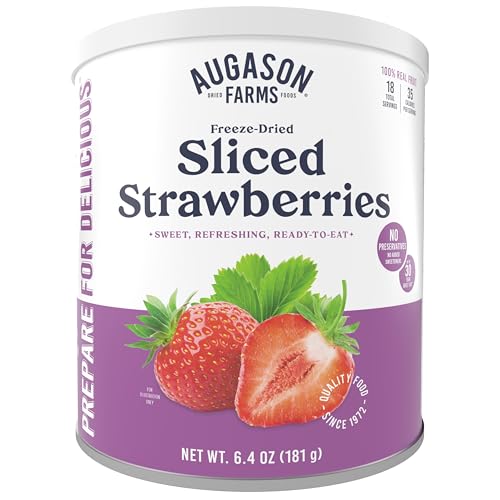6.5 Ounces Freeze Dried Sliced Strawberries G39294