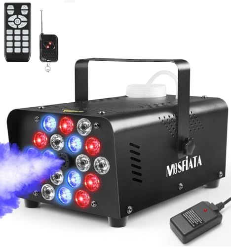 600W Smoke Machine with RGB LED Lights and Remote Control M332