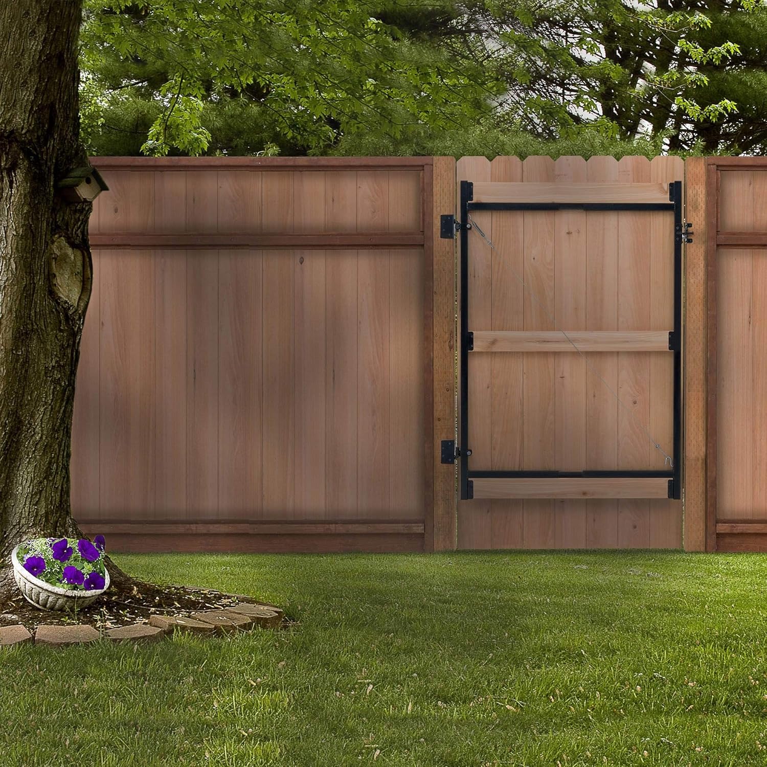 Steel Frame Gate Adjustable Building Kit, 60 to 96 Inches Wide and 6 Inches High, 3 Pack V8427