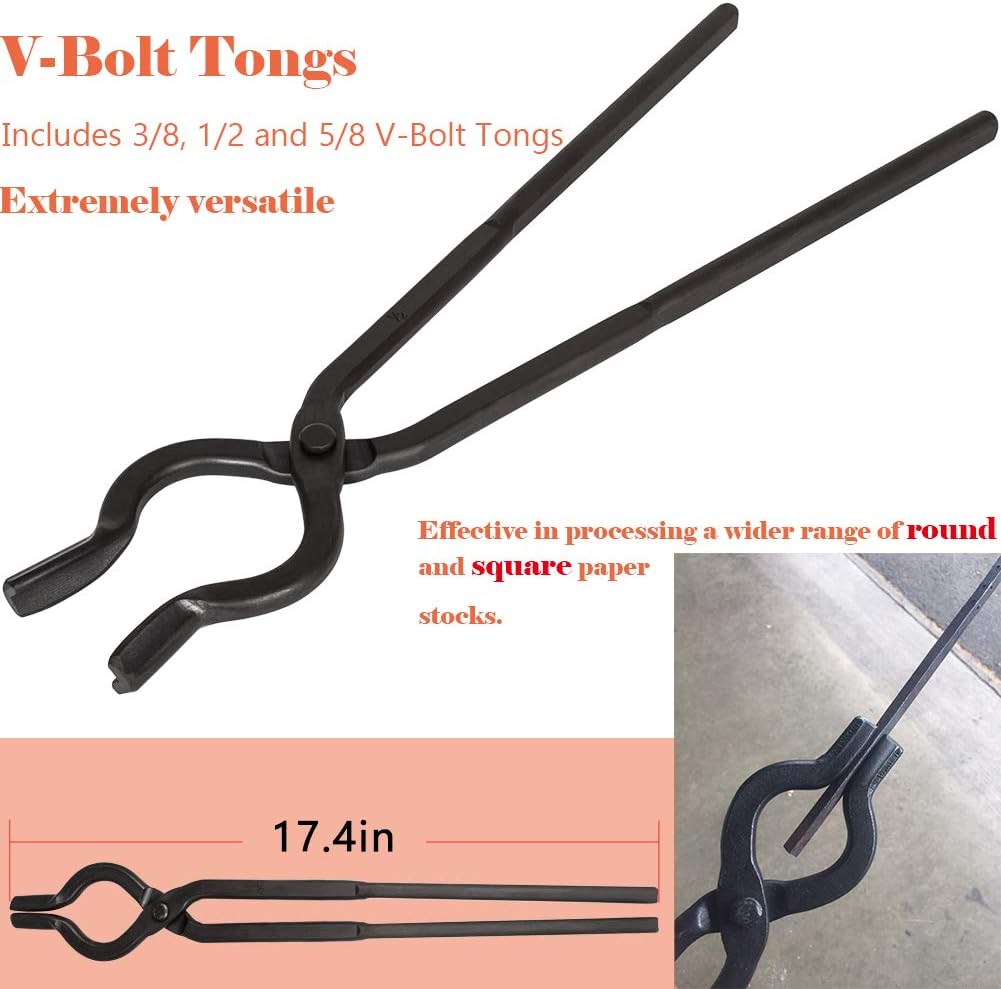 Blacksmith Forge Tongs Set 6 Pcs N6895