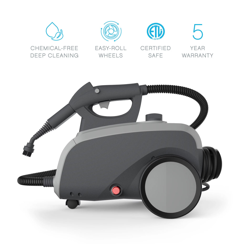 Rolling Steam Cleaner with 18 Accessories A889277