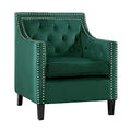 Navy Velvet Accent Chair K512