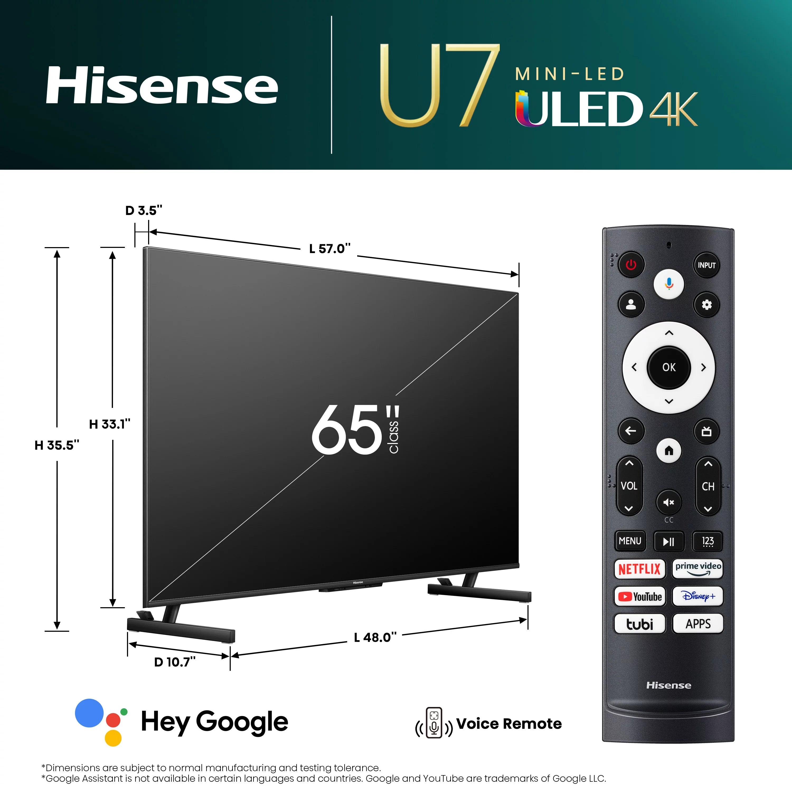 65" Mini-LED ULED 4K UHD QLED Smart TV J813756
