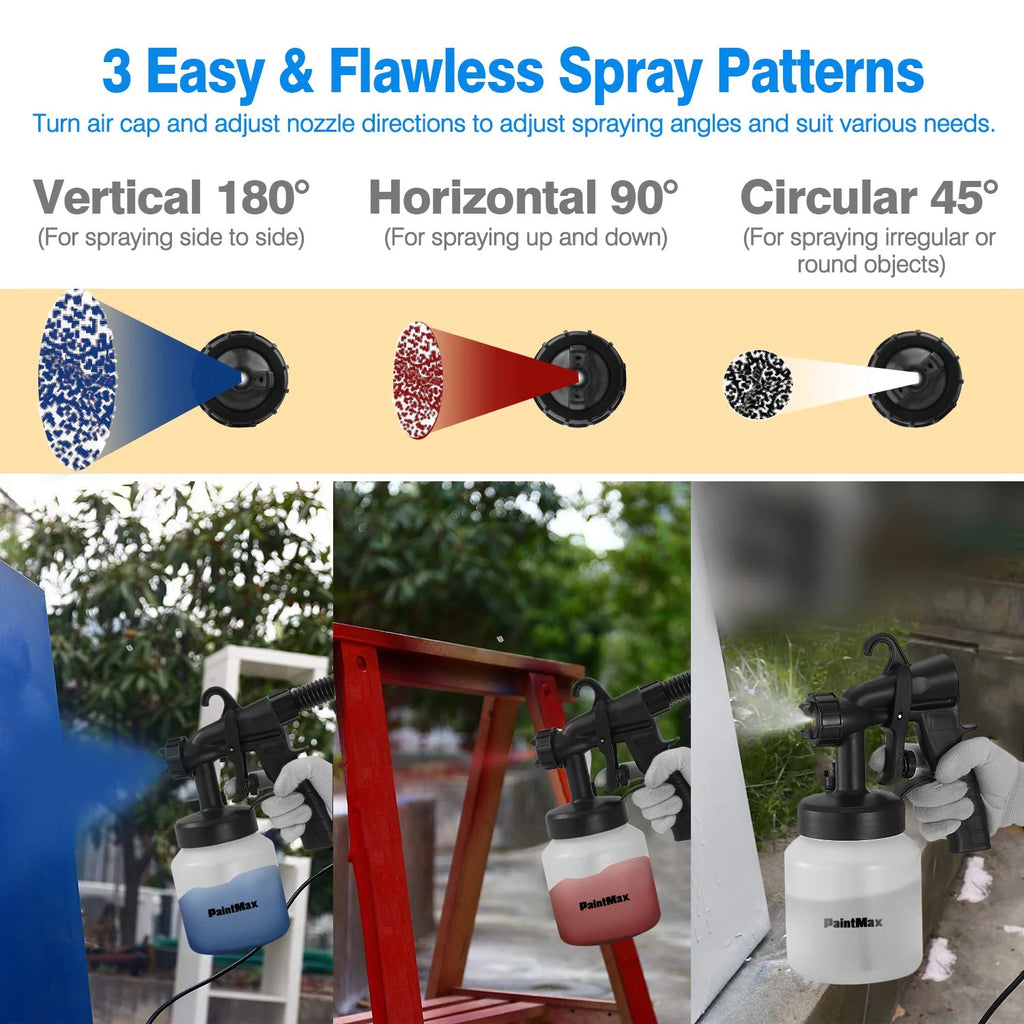 800W Electric Paint Sprayer with 3 Patterns C90910