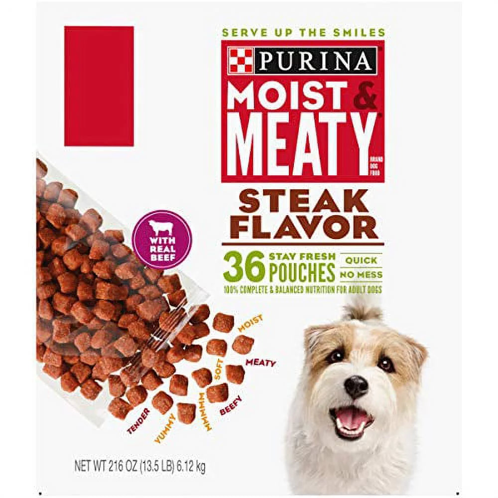 36 ct. Steak Flavor Wet Dog Food W25978