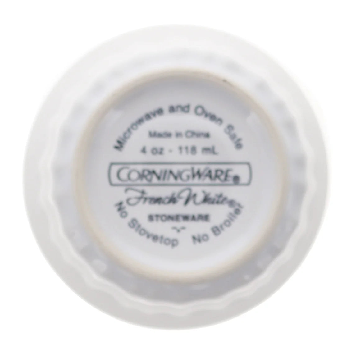 4-Pack 4oz Round French White Ramekins Bowl R62740