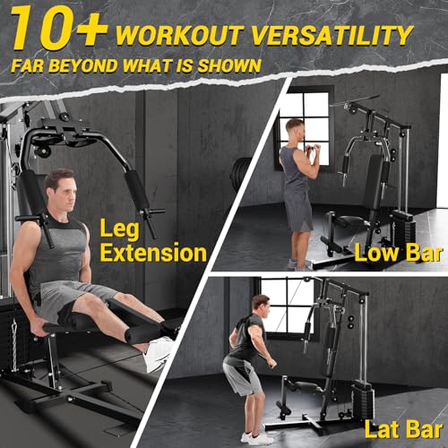 100LBS Weight Stack Multifunctional Home Gym Machine V44074