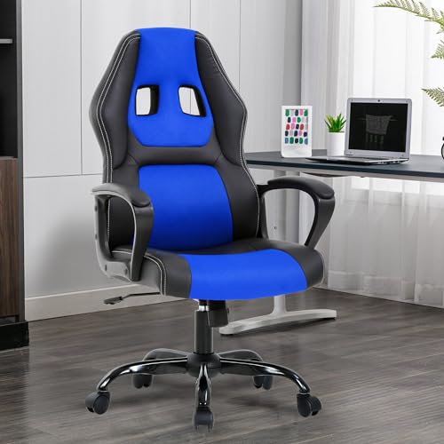 Gaming Chair with Lumbar Support and Adjustable Height Z9123