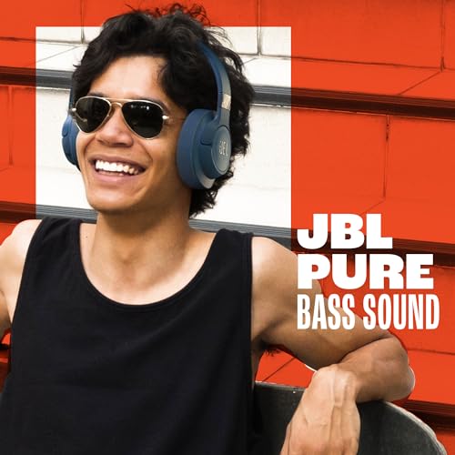Wireless Over-Ear Headphones with Bluetooth 5.3, Blue J7338