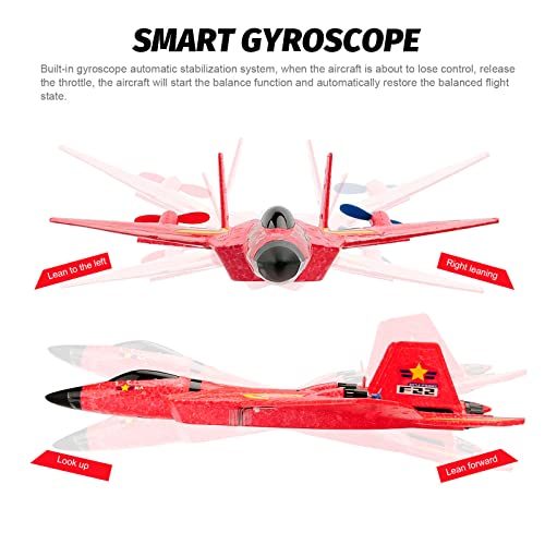 2.4Ghz 2 Channel Remote Control F22 RC Airplane Y39937