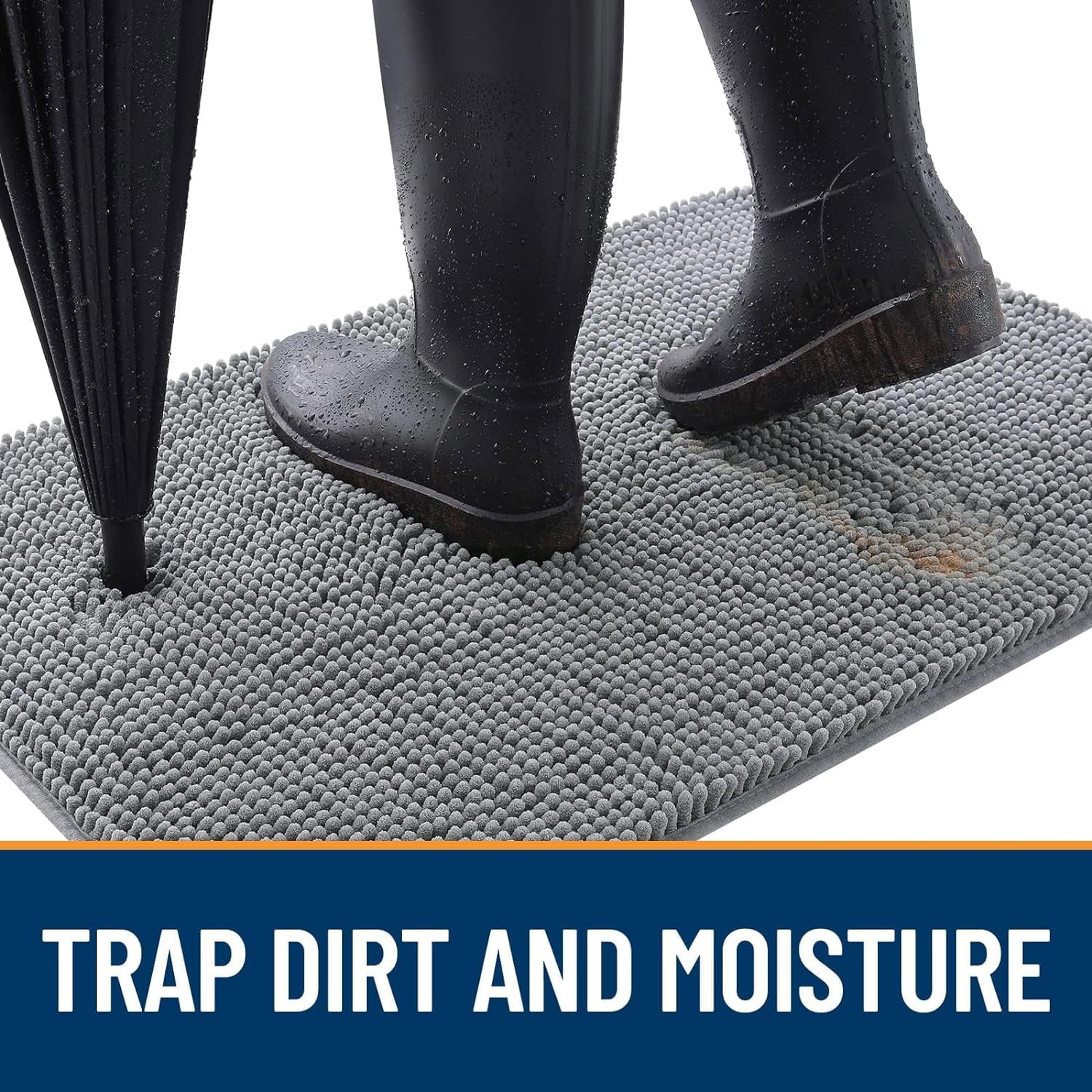 Non-Slip Washable Microfiber Door Mat C678303