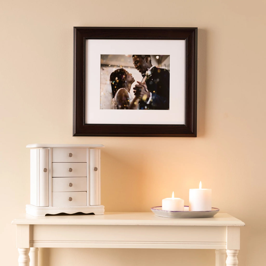 20x30 Inch Brown MDF Picture Frame with Plexi Glass T3671