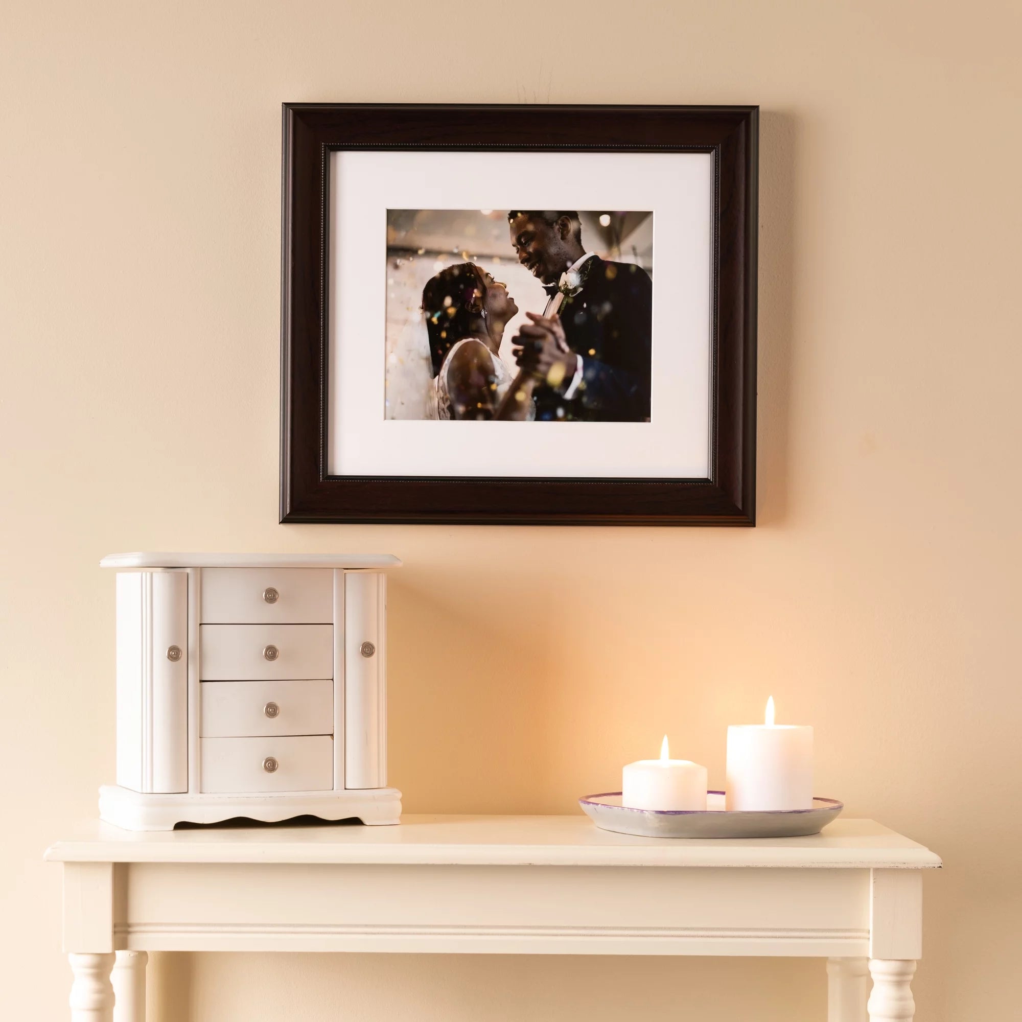 20x30 Inch Brown MDF Picture Frame with Plexi Glass T3671